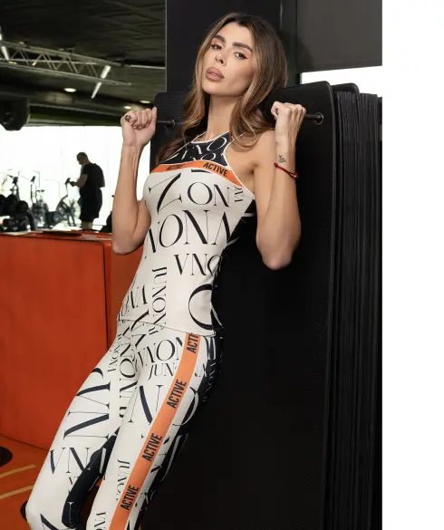 Спортен топ Jfit Orange/Black - 283