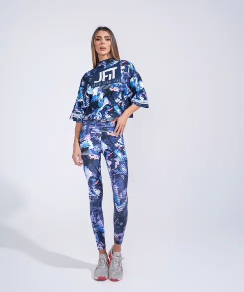 Дамски спортен топ Jfit Blue/Pink - 169