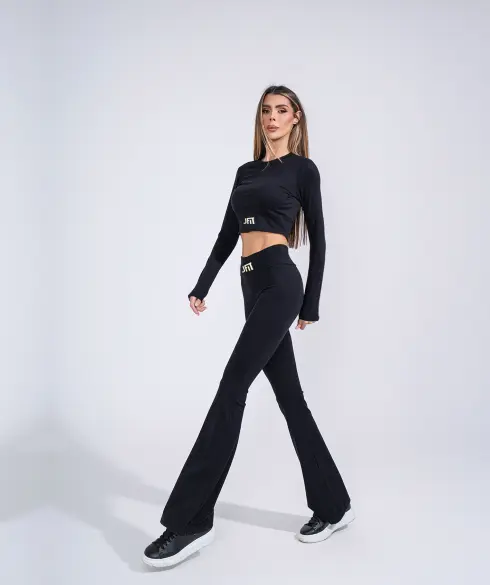 Дамскa спортна блуза Jfit ALL BLACK - 340