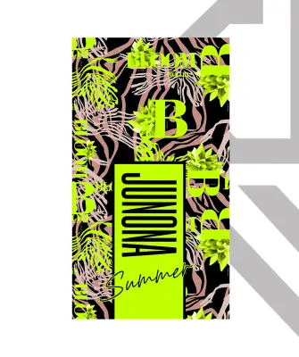 Плажна хавлия Jfit Neon-Green