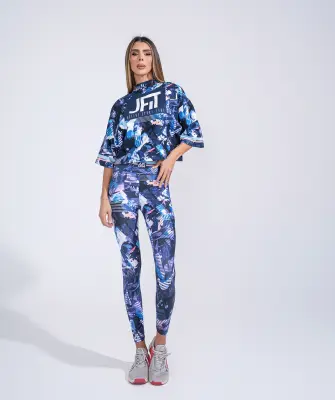 Дамски спортен топ Jfit Blue/Pink