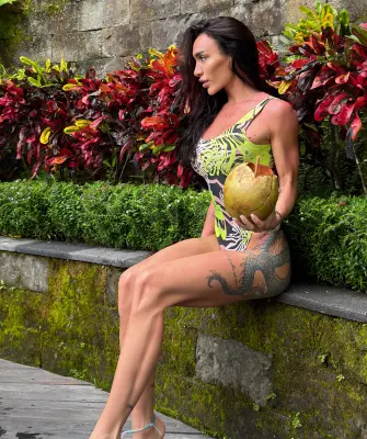 Цял бански Jfit Neon-Green